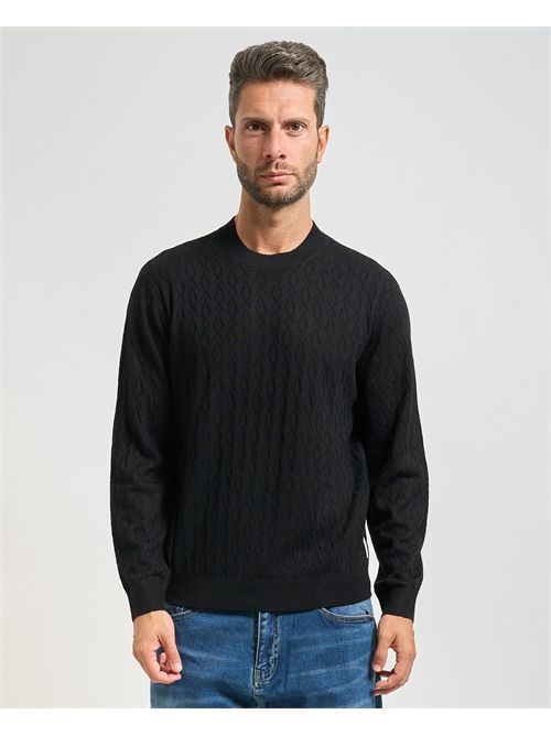 Maglione uomo Armani Exchange lavorazione a onde ARMANI EXCHANGE | XM000878-AF11982UC001